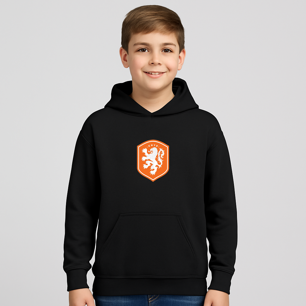 Youth Kids Netherlands National Soccer Team Pullover Hoodie
