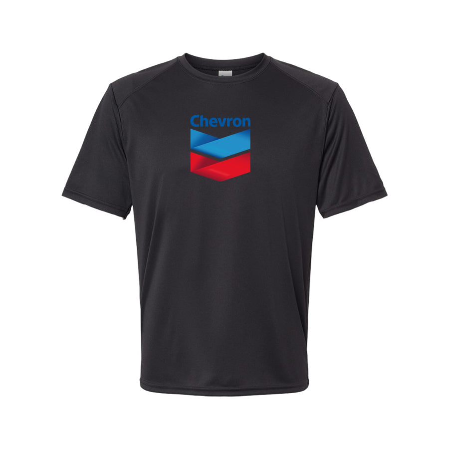 Men's Chevron Gas Station  Polyester T-Shirt