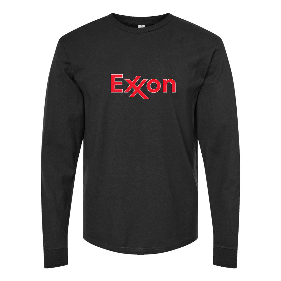 Men's Exxon Gas Station  Long Sleeve T-Shirt