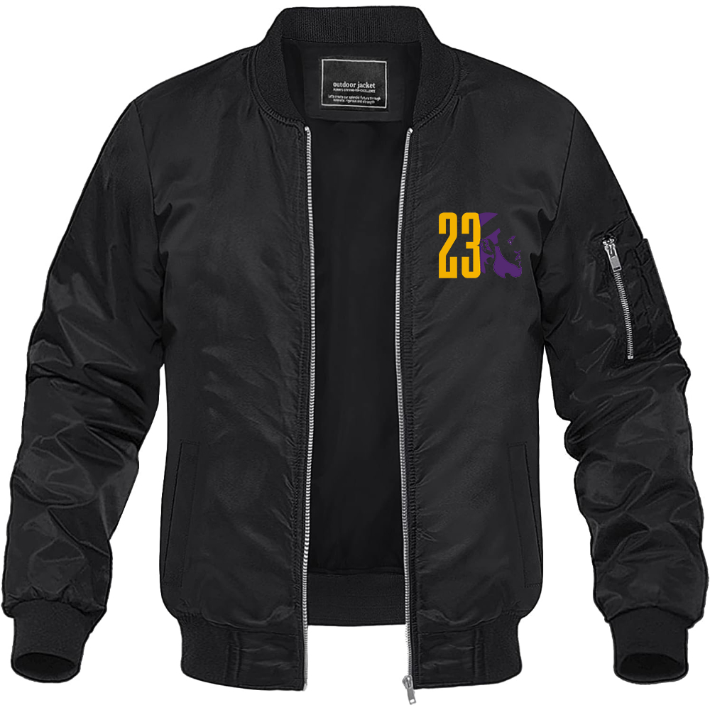 Men's Lebron James 23 Lightweight Bomber Jacket