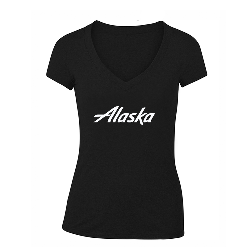 Women's Alaska Airline V-Neck T-Shirt