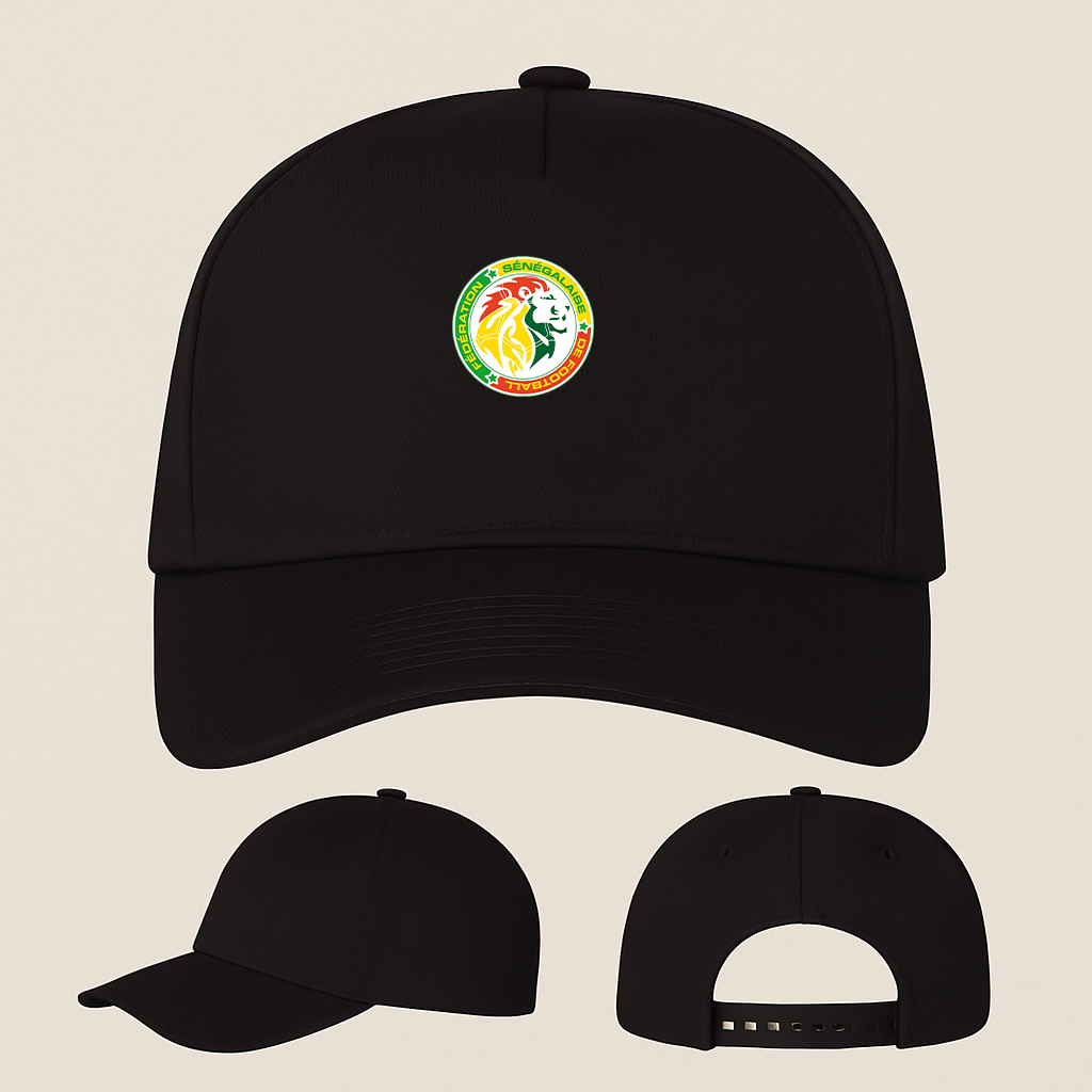 Senegal National Soccer Team Five Panel Twill Snapback Cap