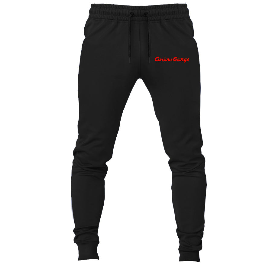 Men's Curious George Cartoon Joggers Sweatpants