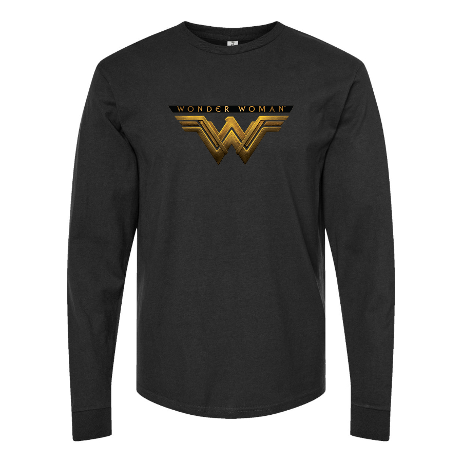 Men's Wonder Woman DC Superhero Long Sleeve T-Shirt