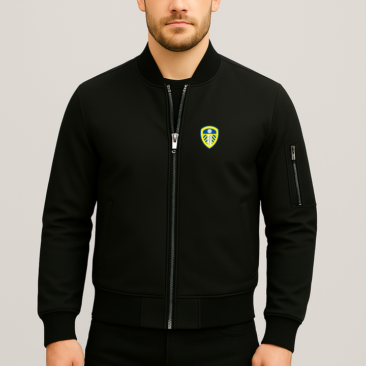 Men's Leeds United Football Club Lightweight Bomber Jacket