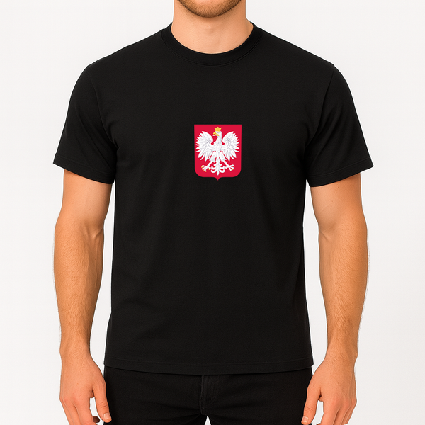 Men's Poland National Soccer Team Cotton T-Shirt