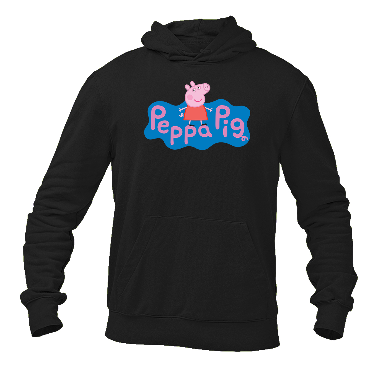 Men's Pegga Pig Cartoon Pullover Hoodie