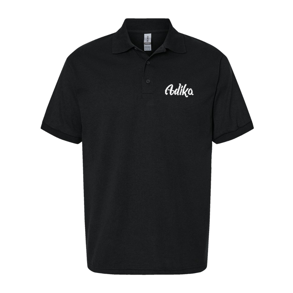 Men's Adika Dry Blend Jersey Polo - Black