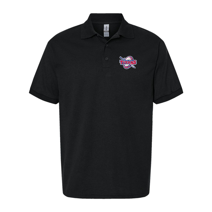 Men's Detroit Titans Dry Blend Jersey Polo - Black