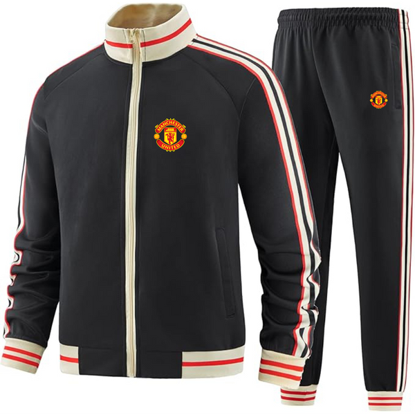 Men's  Manchester United Soccer - Premium Two-Piece Designer Tracksuit