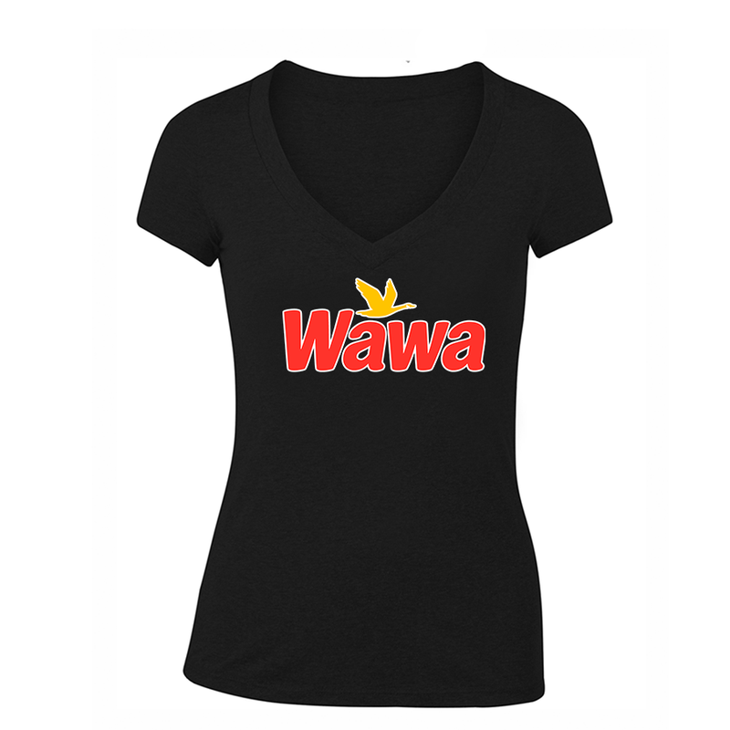 Women's  Wawa Gas Station V-Neck T-Shirt