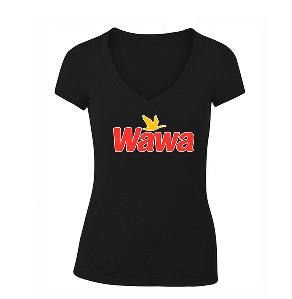 Women's  Wawa Gas Station V-Neck T-Shirt