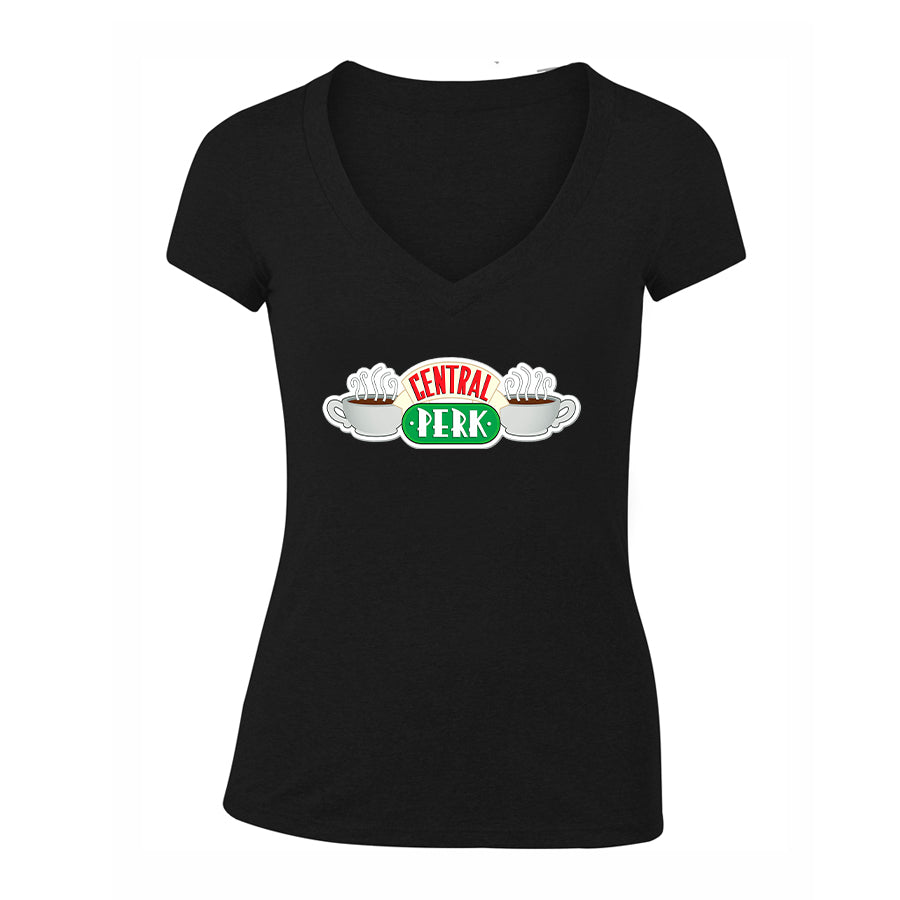 Women's Central Perk Friends Show V-Neck T-Shirt