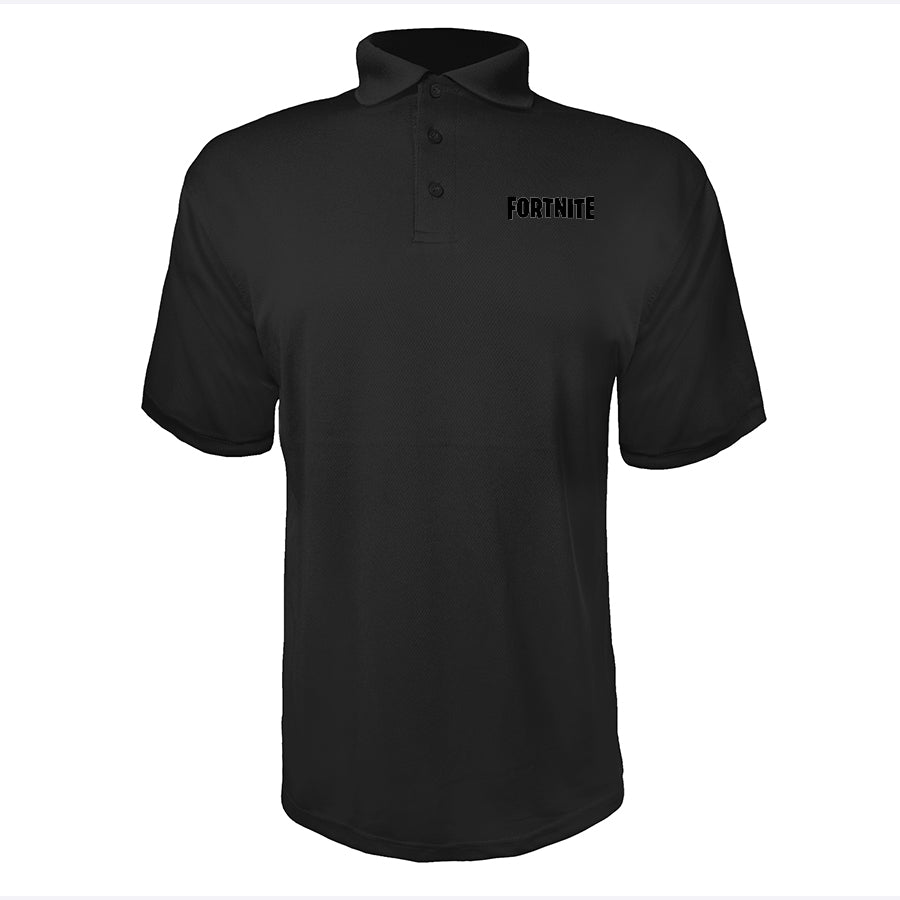 Men's Fortnite Battle Royale Game Polyester Polo