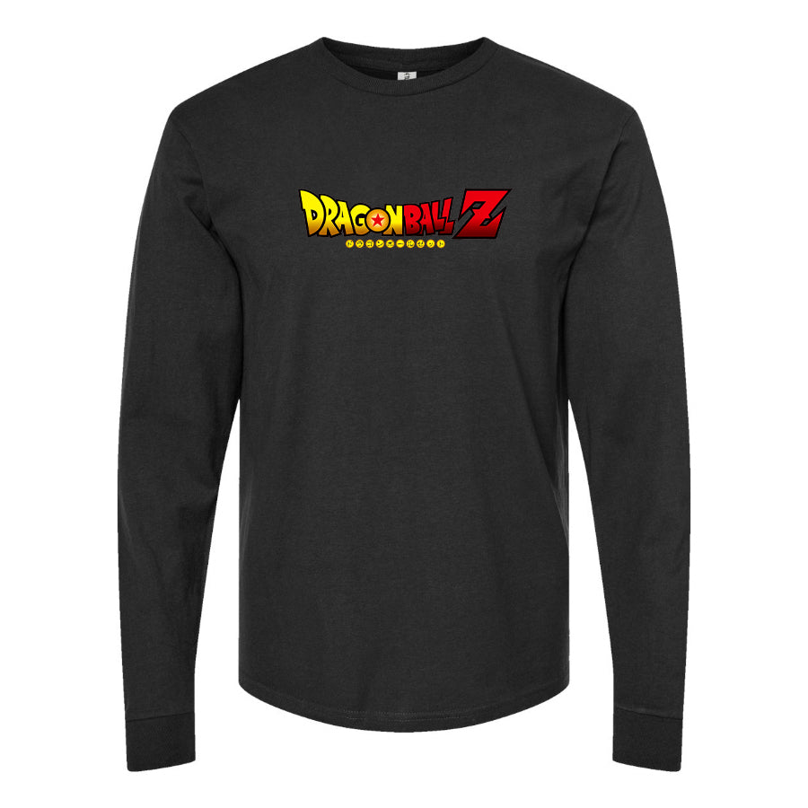 Men's Dragon Ball Z Cartoon Title Long Sleeve T-Shirt