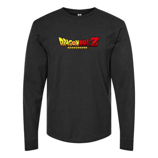 Men's Dragon Ball Z Cartoon Title Long Sleeve T-Shirt