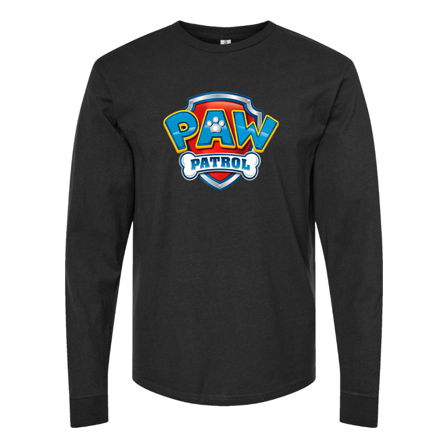 Men's Paw Patrol Cartoon Long Sleeve T-Shirt