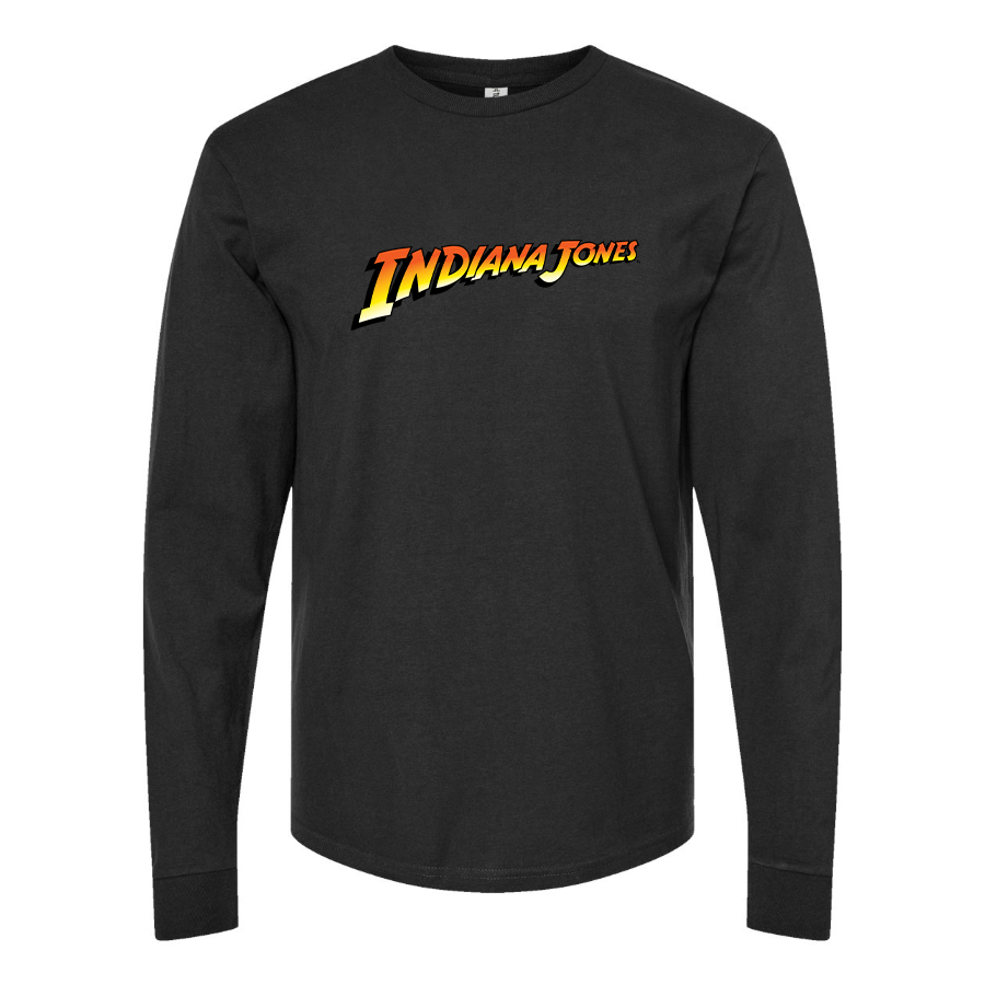 Youth Kids Indiana Jones Movie Long Sleeve T-Shirt