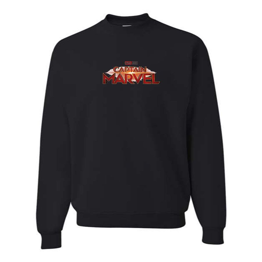 Men's Captain Marvel Superhero  Crewneck Sweatshirt