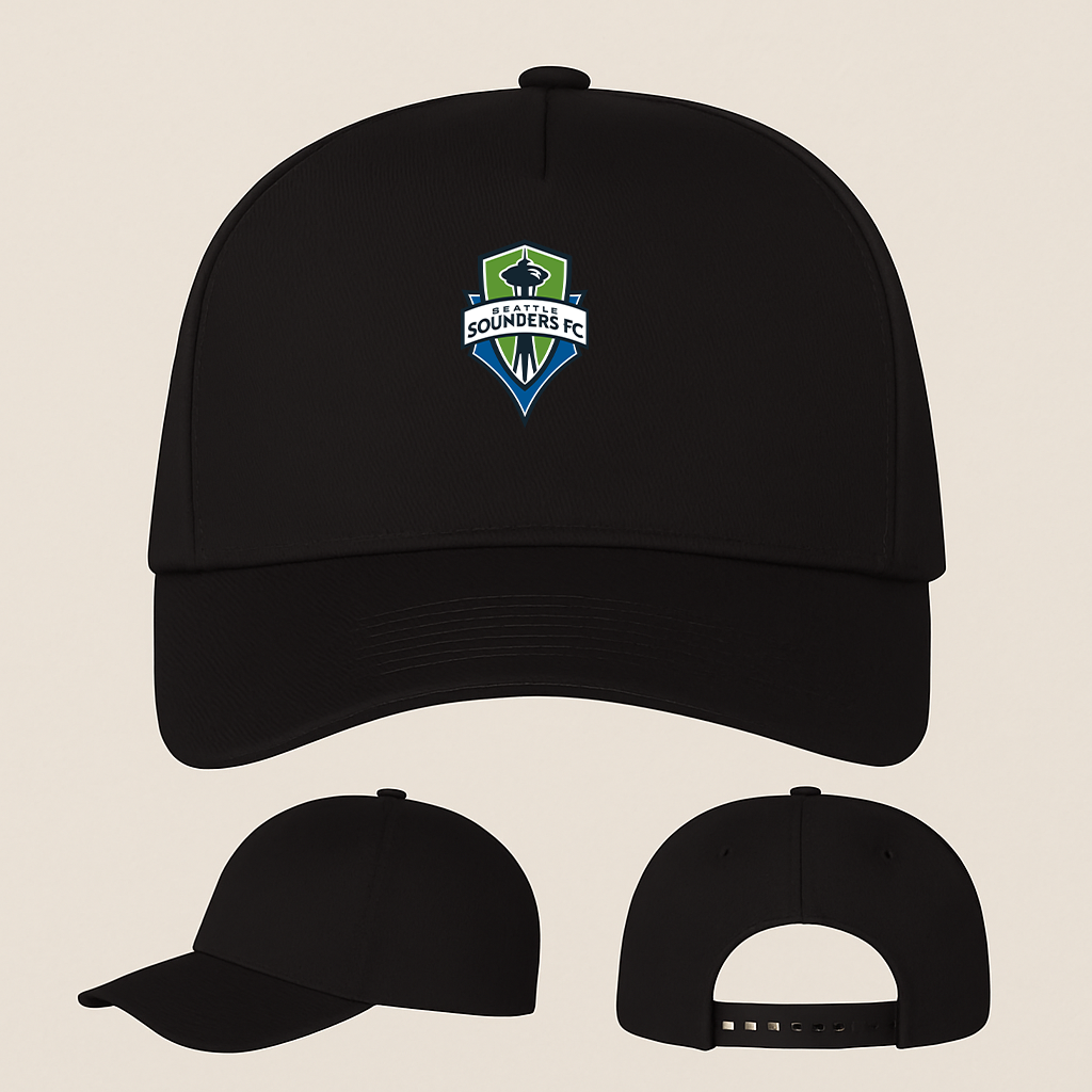 Seattle Sounders FC  Five Panel Twill Snapback Cap