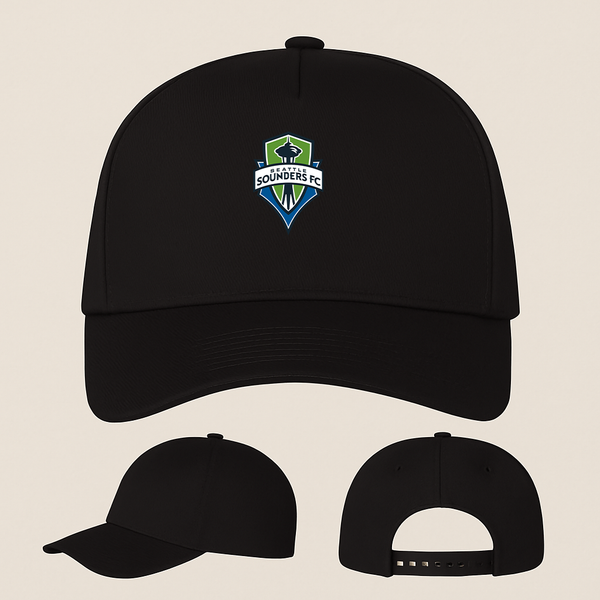 Seattle Sounders FC  Five Panel Twill Snapback Cap