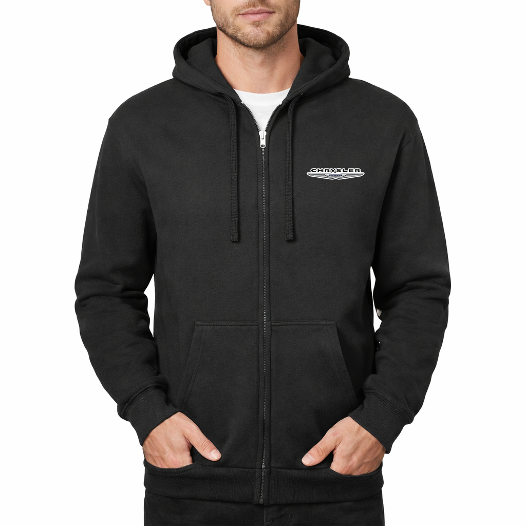 Men's Chrysler Car Zipper Hoodie