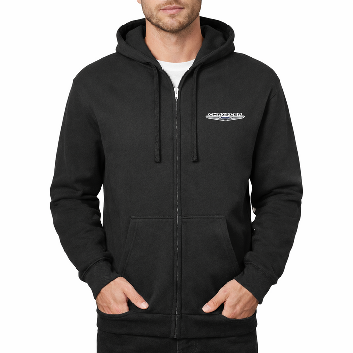 Men's Chrysler Car Zipper Hoodie