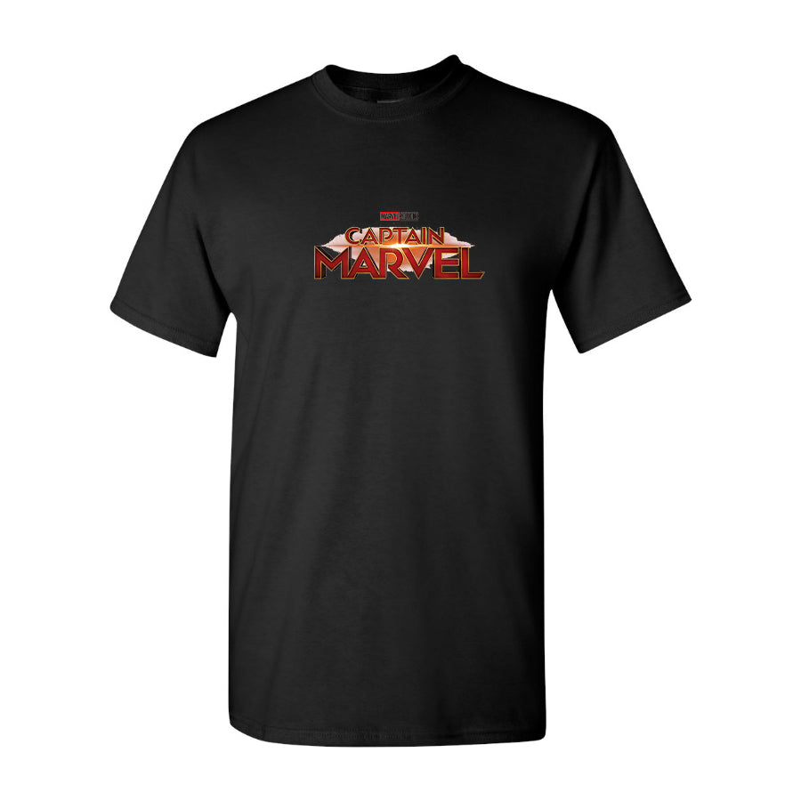 Men's Captain Marvel Superhero  Cotton T-Shirt