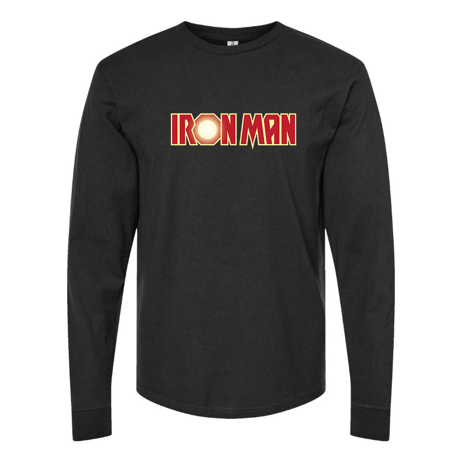 Youth Kids Iron Man Marvel Superhero Long Sleeve T-Shirt