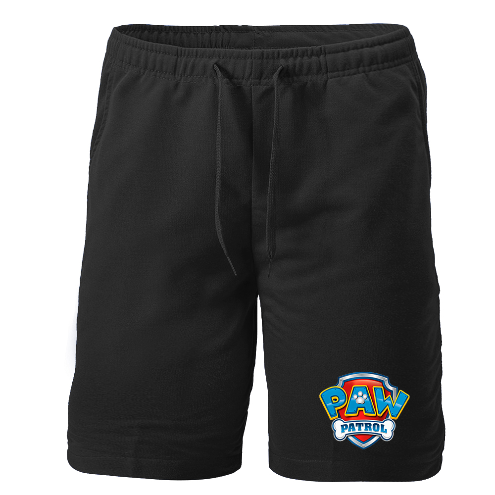 Men's Paw Patrol Cartoon Athletic Fleece Shorts