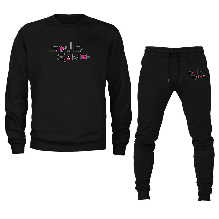 Men's Squid Game Show Crewneck Sweatshirt Joggers Suit