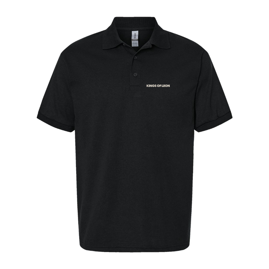 Men's Kings of Leon Logo Dry Blend Polo - Black