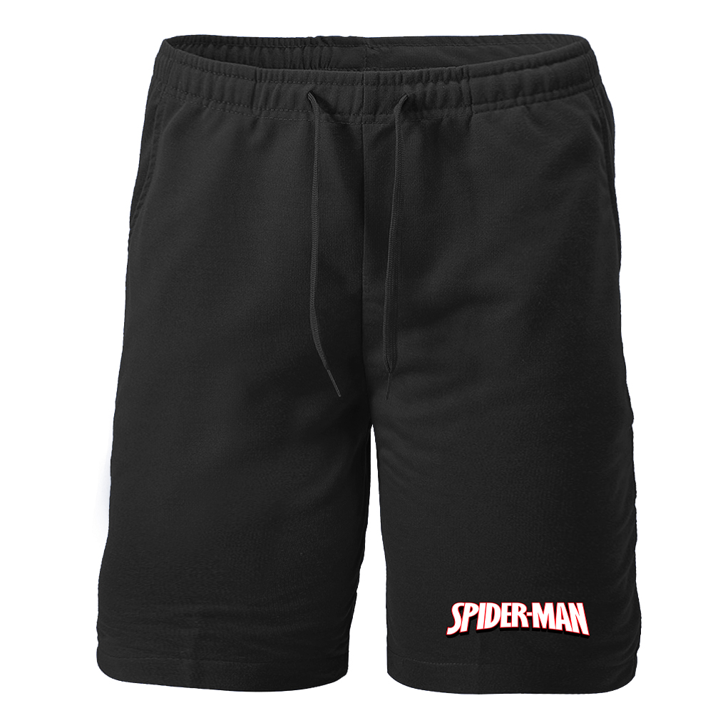 Men's Spider-Man Marvel Comics Superhero Athletic Fleece Shorts