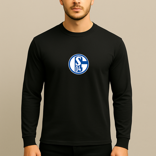 Men's Schalke 04 FC Long Sleeve T-Shirt