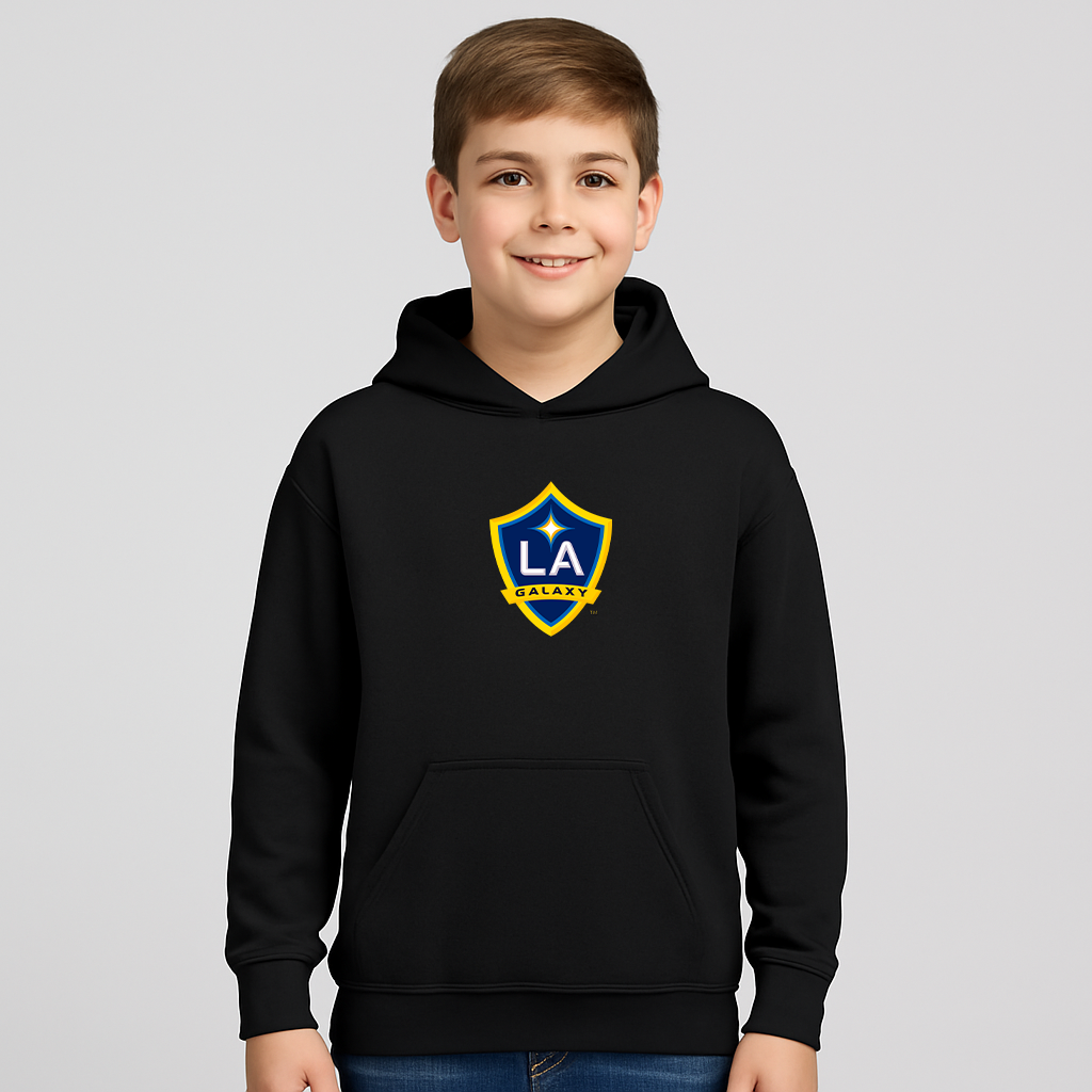 Youth Kids LA Galaxy FC Pullover Hoodie