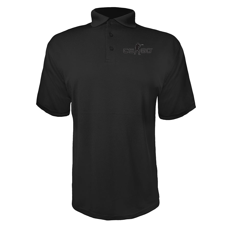 Men's Counter Strike GO Game Polyester Polo