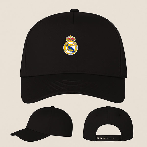 Real Madrid Soccer Five Panel Twill Snapback Cap