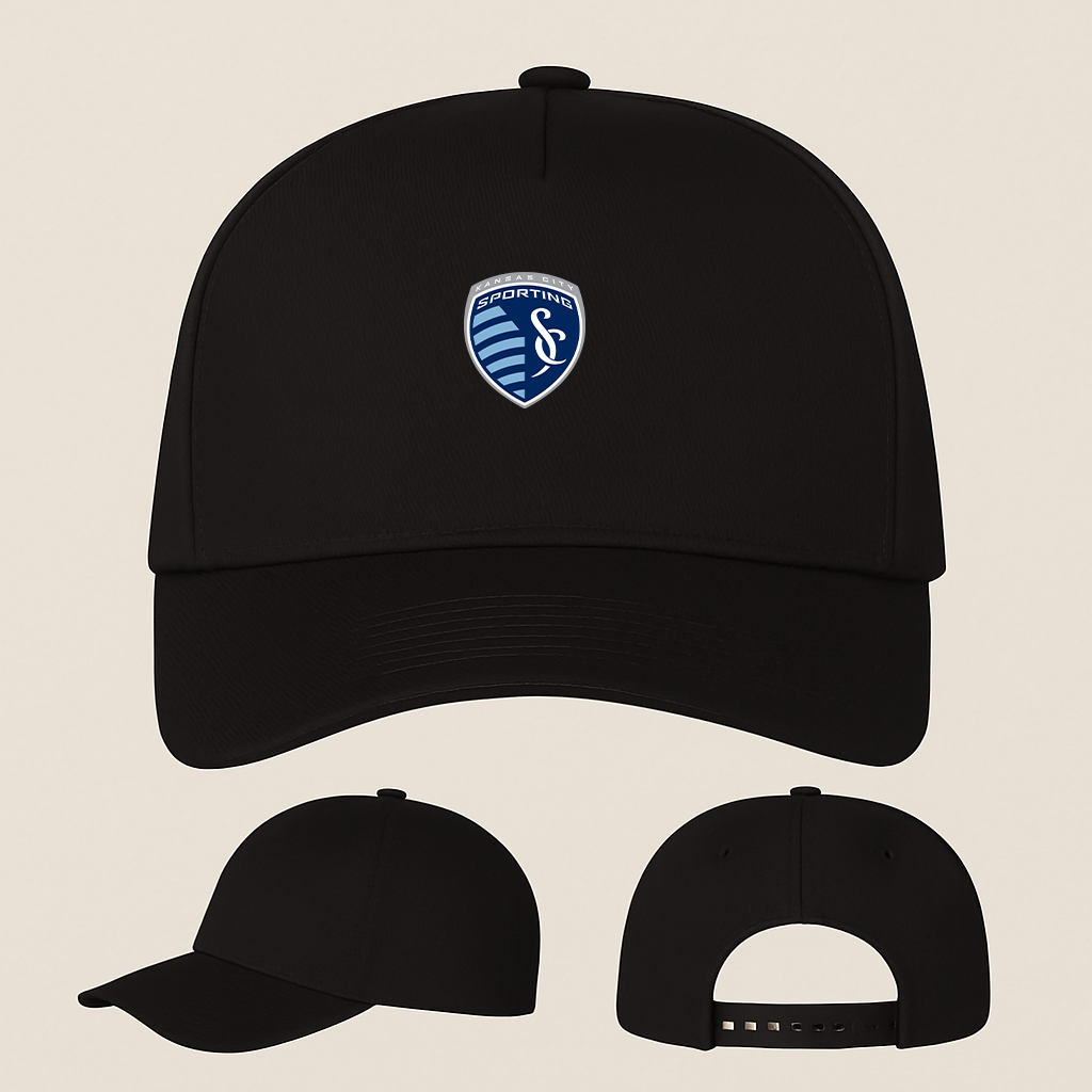 Sporting Kansas City FC  Five Panel Twill Snapback Cap