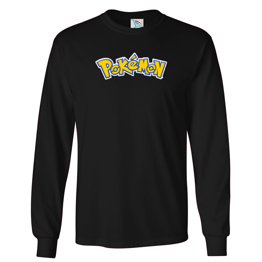 Men's Pokemon Cartoon Long Sleeve T-Shirt