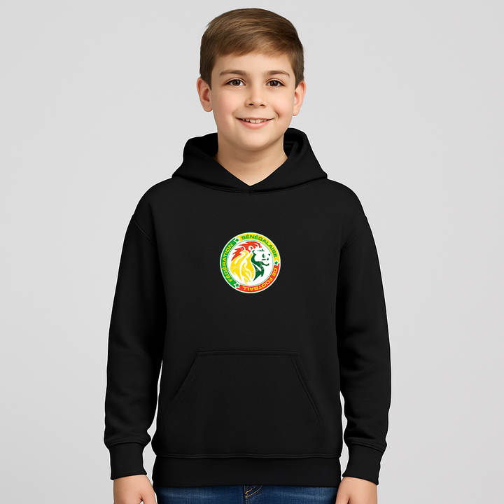 Youth Kids Senegal National Soccer Team Pullover Hoodie
