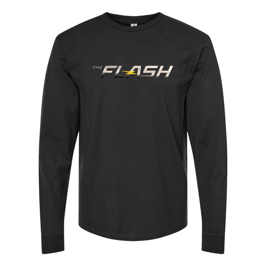 Men's The Flash DC Superhero Long Sleeve T-Shirt