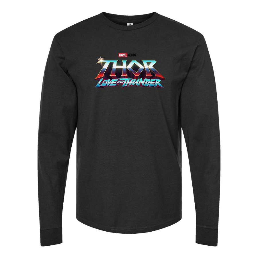 Men's Thor Love & Thunder Superhero Long Sleeve T-Shirt