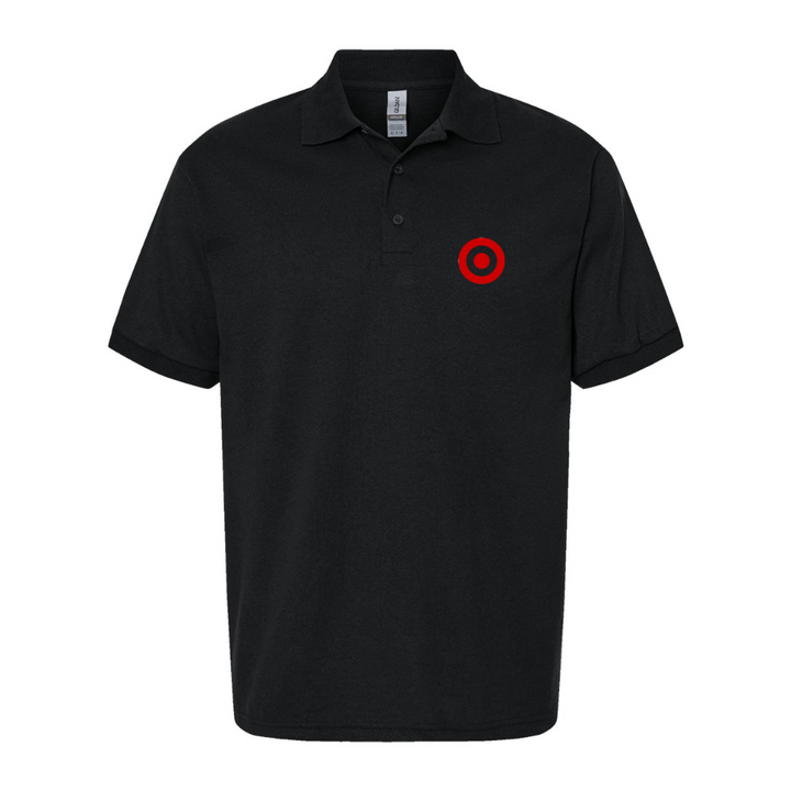 Men's Target Dry Blend Jersey Polo - Black
