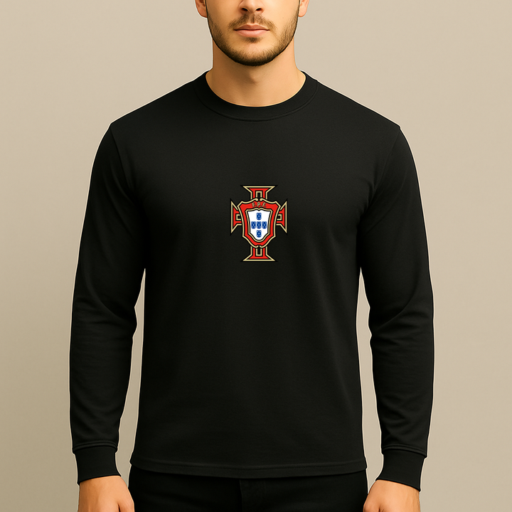 Men's Portugal National Soccer Team Long Sleeve T-Shirt