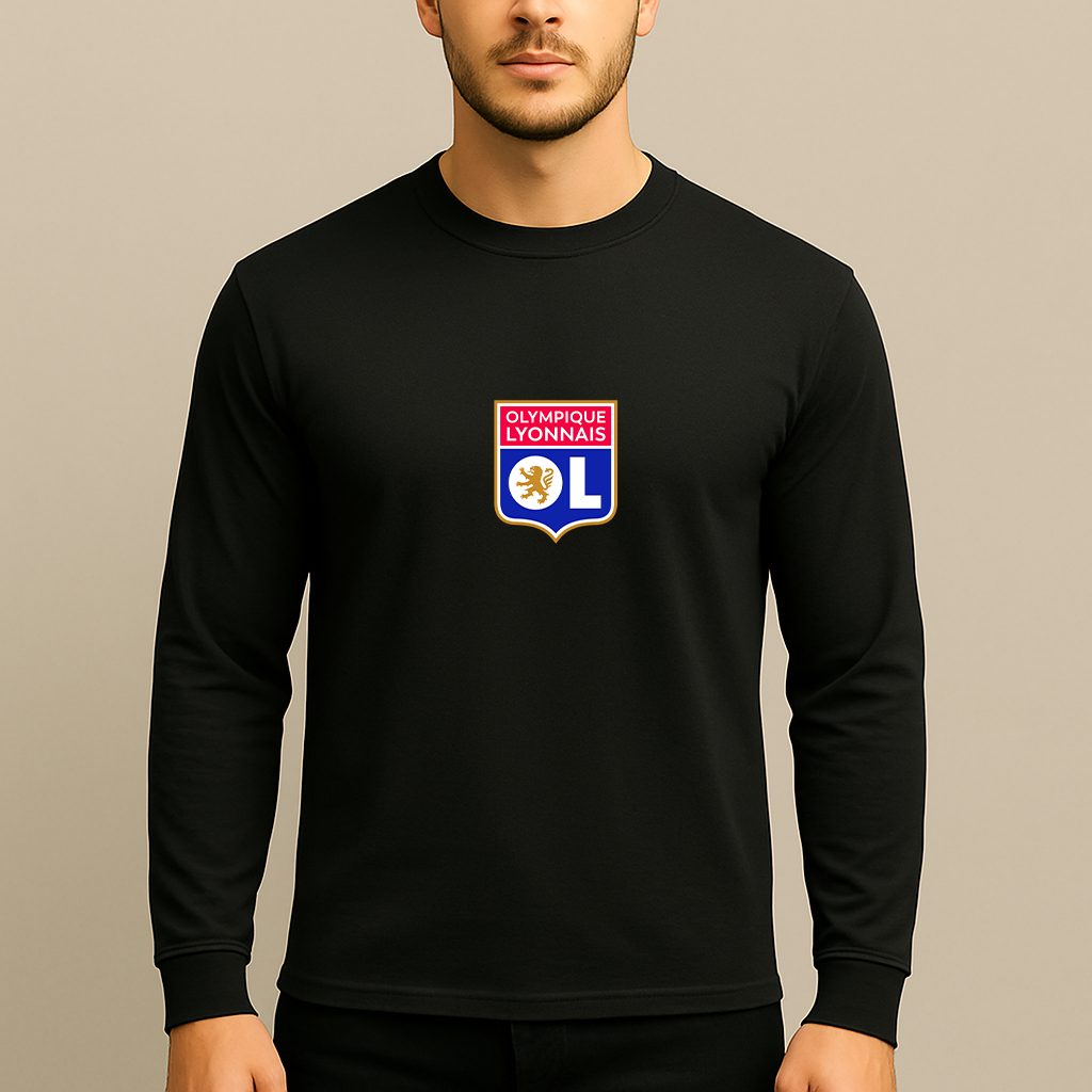 Men's Olympique Lyonnais FC Long Sleeve T-Shirt