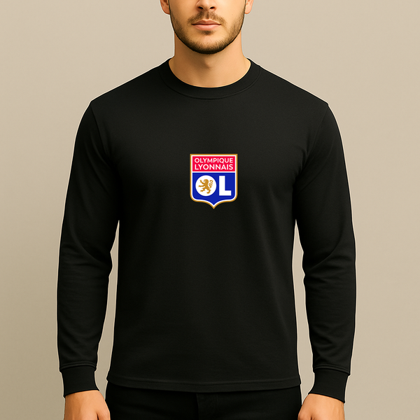 Men's Olympique Lyonnais FC Long Sleeve T-Shirt
