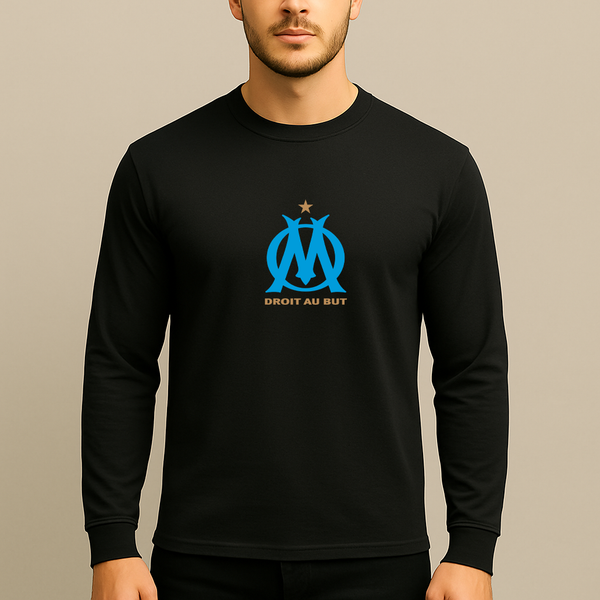Men's Olympique de Marseille FC Long Sleeve T-Shirt