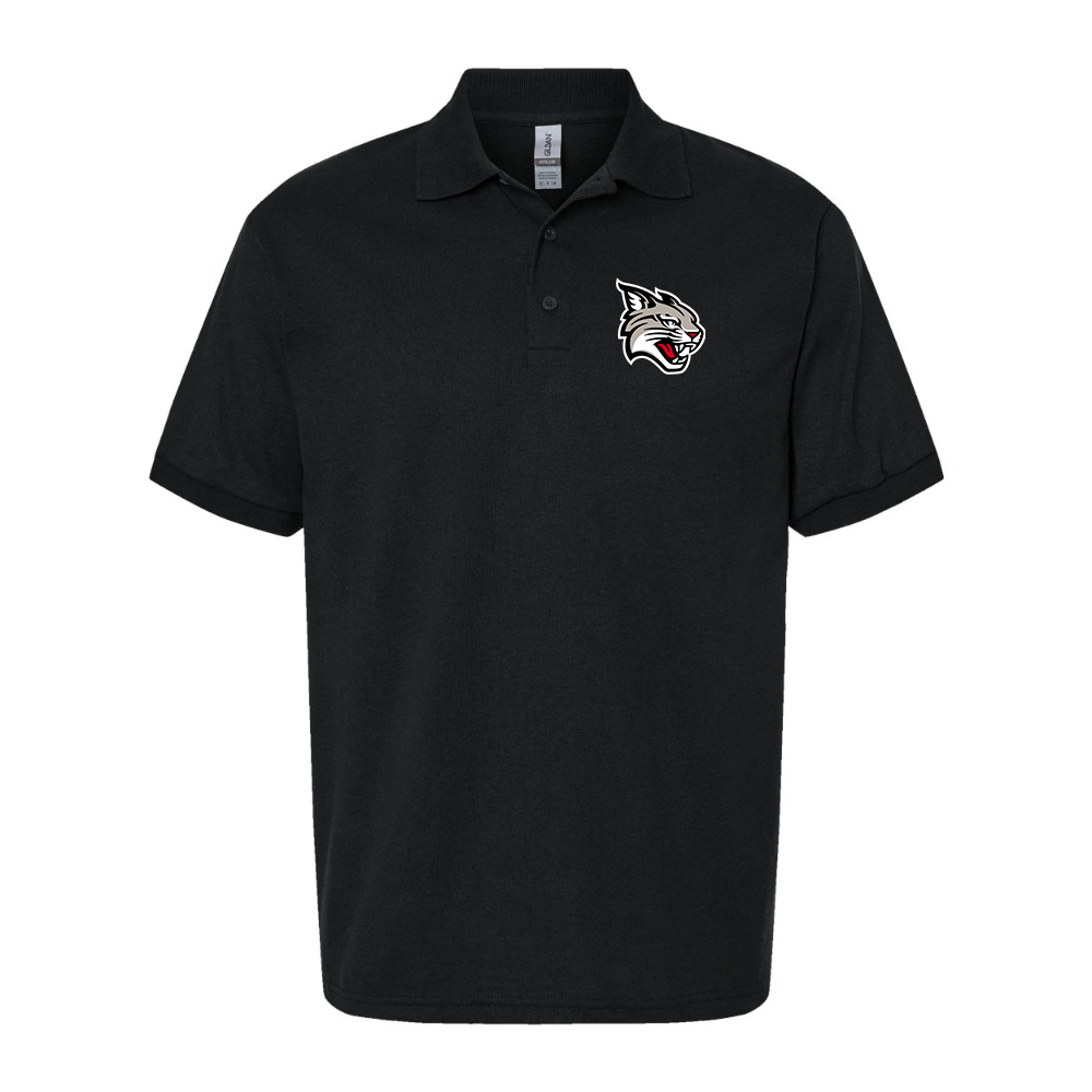 Men's Davidson Wildcats Dry Blend Jersey Polo - Black