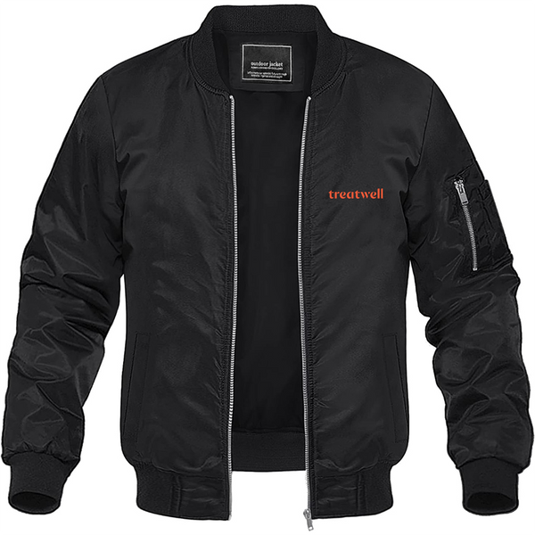 Men's  Treatwell  Lightweight Bomber Jacket Windbreaker Softshell Varsity Jacket Coat