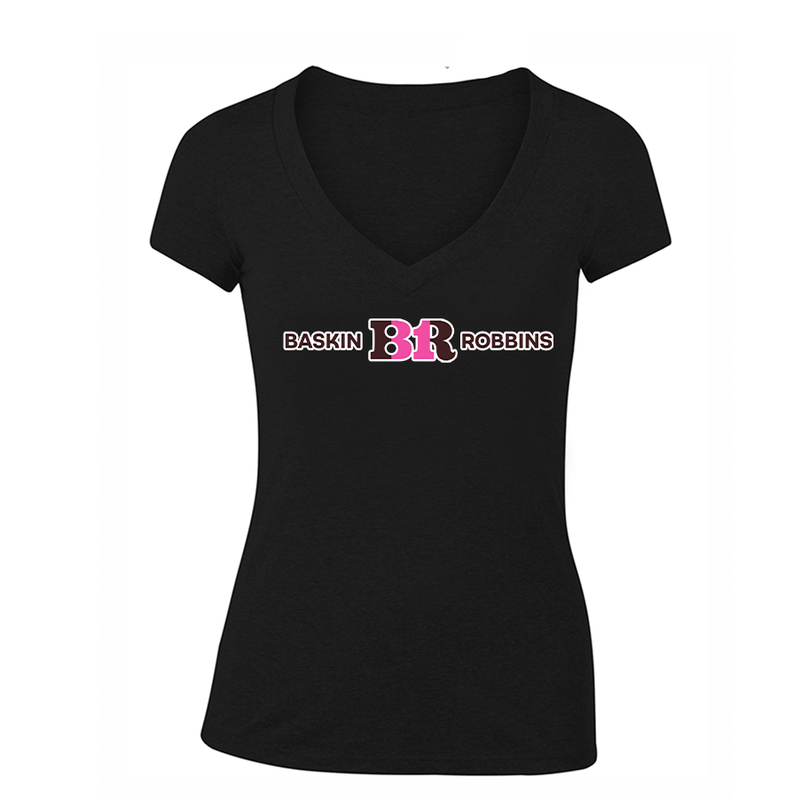 Women's Baskin-Rоbbins V-Neck T-Shirt